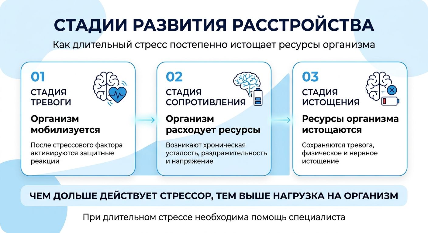 Лечение стресса в Котельниках инфографика